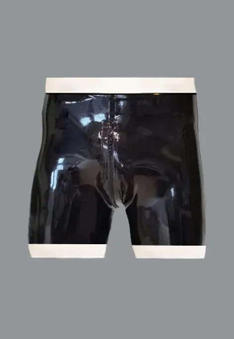 Pouch Boxer Pouch - 라텍스 고무 파우치 프론트 지퍼 부착형