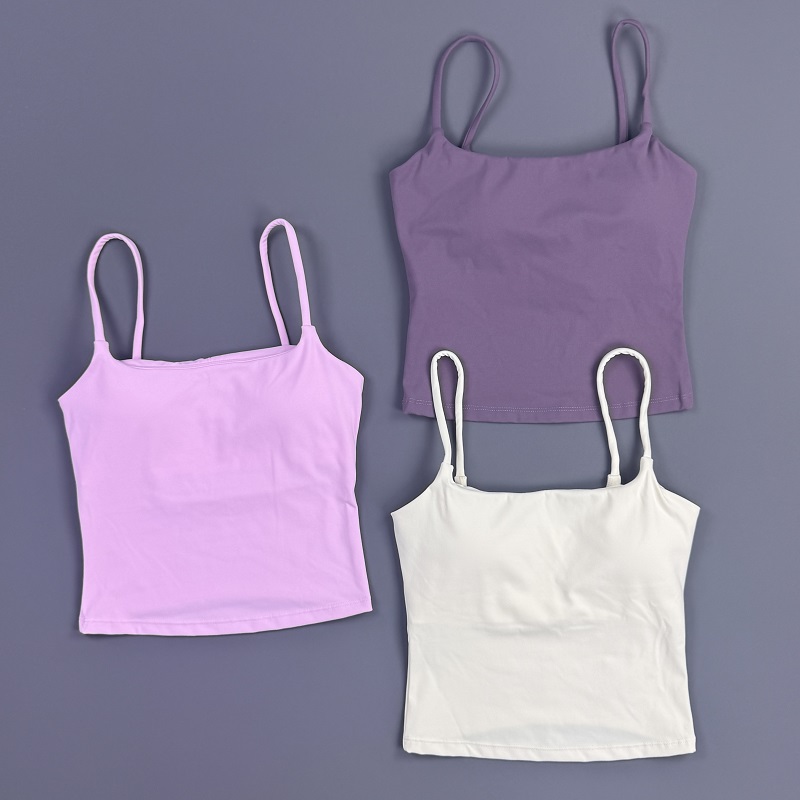여성용 짐 탑 스파게티 스트랩 캐미솔 탱크탑 솔리드 민 - Suspender Tank Top 리뷰 및 가격